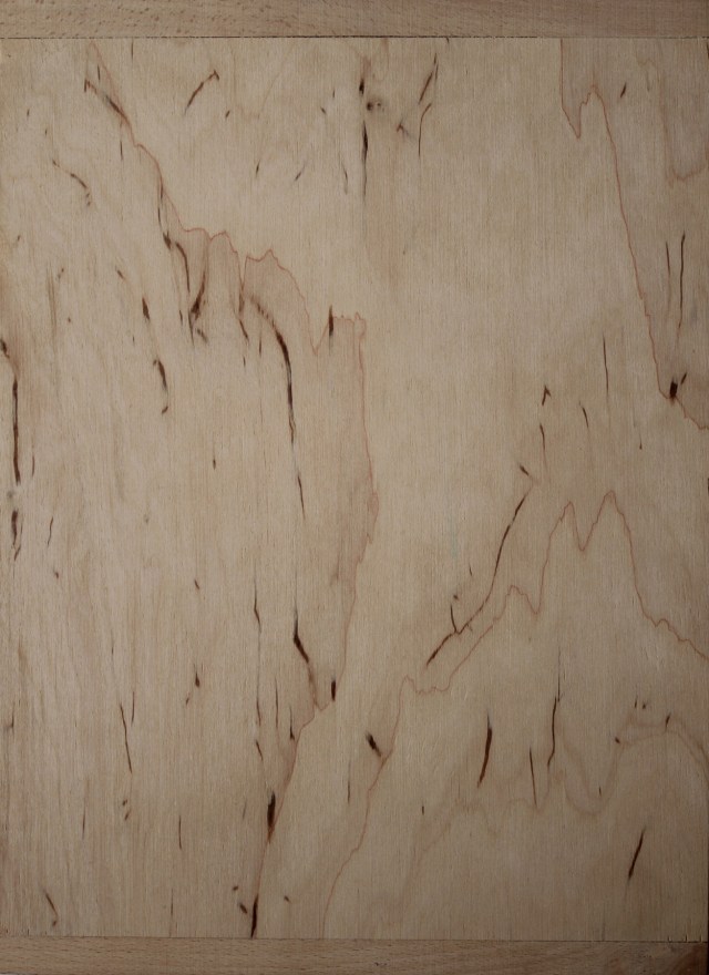 © Renate Egger. Abgrenzung/Schlucht, 2008. Holzplatte, All-Farbstift/Wooden plate, all-pen, 35,5x25 cm