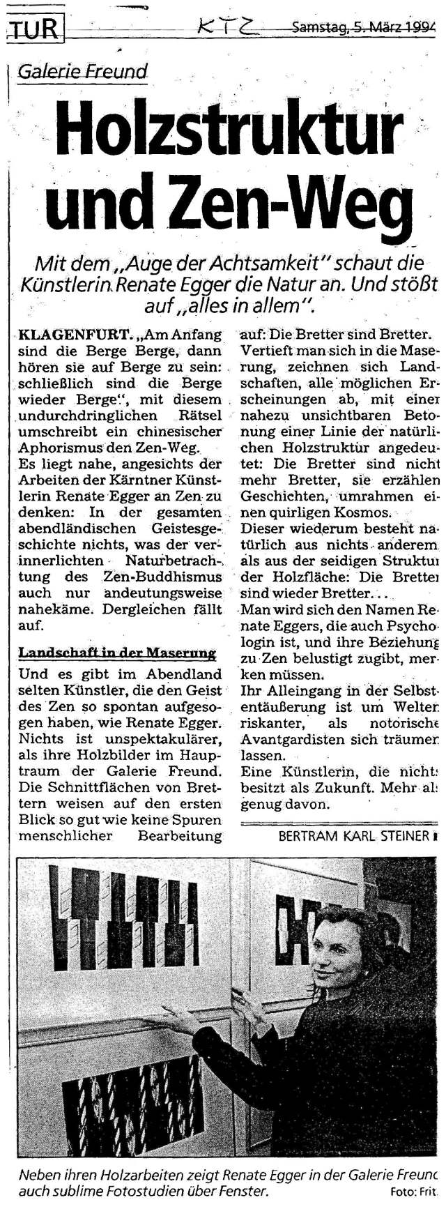 Renate Egger- Bertram Karl Steiner