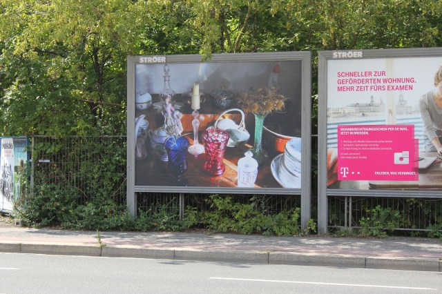 © Renate Egger. Memory collection III, 2005. Dresden Public Art View. International Billboard Exhibition. Dresden, Germany 2014