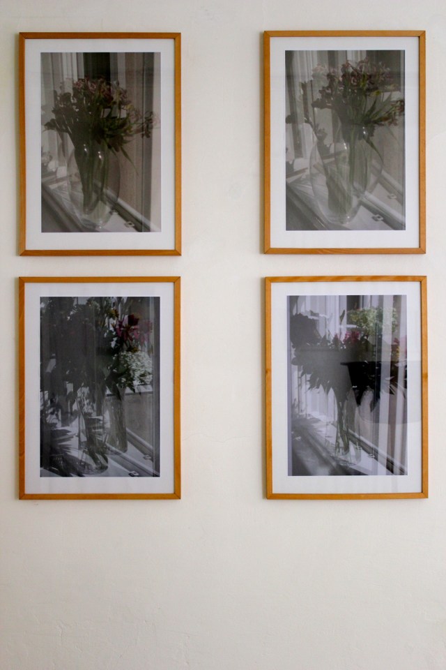 © Renate Egger. Blumenstrauß/Bunch of flowers. Series: Spiegelung/Reflection. Perception. egger roseneder contemporary. Vienna, Austria 2015